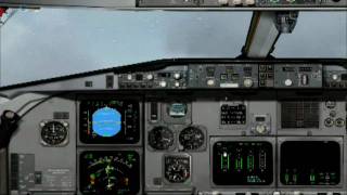 FS2004 PART 12  Fokker 100 DIgital Aviation Vienna LOWW  Innsbruck LOWI LLZ Landing [upl. by Edie]