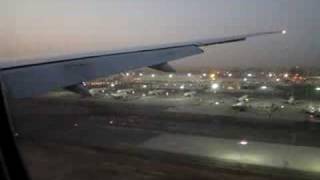 Landing in Dubai International Airport DBX UAE from Delhi India 2008 [upl. by Elnore]