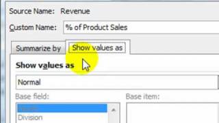 How to add quotShow Value Asquot calculations to your Excel Pivot Table [upl. by Oiludbo]