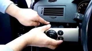 Opel Astra H Tutorial How to Remove Headlight Switch [upl. by Roice755]