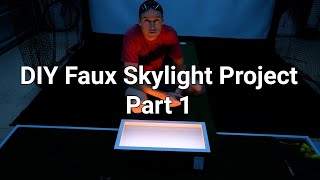 DIY Faux Skylight Project  Part 1 Exploring Off The Shelf Options [upl. by Yssis305]