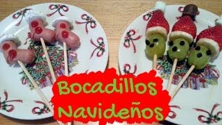 Bocadillos Navideños  Recetas navideñas [upl. by Venezia]