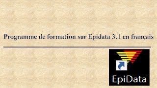 TUTO  COMMENT CONFIGURE EPI DATA EN français 2018 Partie 2 [upl. by Lizbeth184]