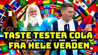 JensLevring amp JULLE TASTE TEST COLA FRA HELE VERDEN [upl. by Tips]