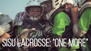 SISU Mouthguard  Lacrosse quotOne Morequot [upl. by Brewster322]