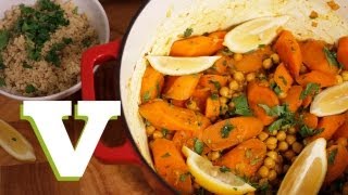 Chickpea And Carrot Tagine Food For All 3 [upl. by Chappell]