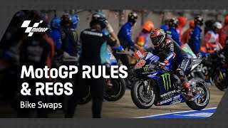 Bike Swaps  MotoGP™ Rules and Regs [upl. by Purdum]