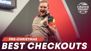 Best Checkouts  PreChristmas  202223 Cazoo World Darts Championship [upl. by Lleksah141]