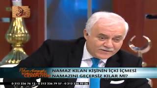 Nihat Hatipoglu Namaz Kilanin içki içmesi Namazi Gecersiz mi olur [upl. by Dat]