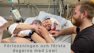 Förlossningsvideo och första dagarna 240218 [upl. by Airdnna]