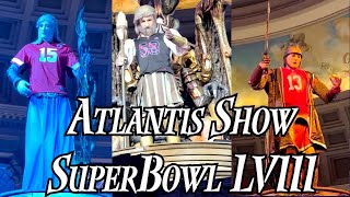 Atlantis Show Superbowl Edition Cesars Palace Forum Shops Las Vegas [upl. by Bonni]