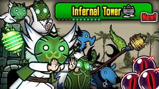 The Battle Cats  Infernal Tower Floor 4150 First Playthrough [upl. by Yelrahc657]