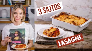 Háromsajtos lasagne [upl. by Lleirbag747]