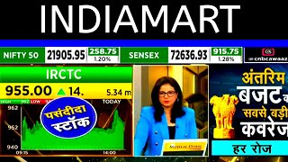 🇮🇳Indiamart Share 🔴 16 February 🔴 Indiamart Share Latest News । Indiamart Share News Today [upl. by Vezza936]