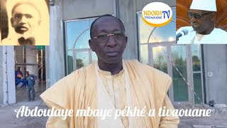 Ablaye mbaye pékhe a la mosquée de seydil hadji malik sy a tivaouane [upl. by Siaht]