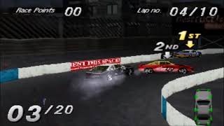 Destruction Derby PS1 City Heat [upl. by Adihsaar765]