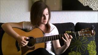 JS Bach Minuet In Fingerstyle  Gabriella Quevedo [upl. by Anifad]