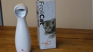 FroliCat BOLT Laser CatPet Toy  SEE IN IN ACTION 🐱 [upl. by Akinak496]