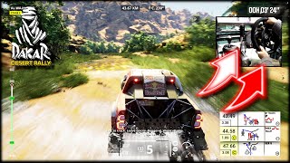 TOYOTA GR Hilux DKR  Dakar Desert Rally Wheel  Hshifter gameplay PS5 PC Thrustmaster [upl. by Holloway]