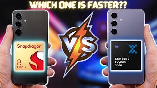 Snapdragon 8 Gen 3 VS Exynos 2400 Full Detailed Comparison [upl. by Lattimer]