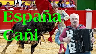 España Cañi Spanish Gypsy Dance Played on the Accordion [upl. by Burl]