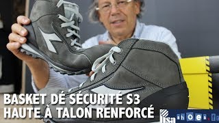 CHAUSSURES DE SECURITE HAUTE GLOVE DIADORA H S3 SRA [upl. by Joshua]