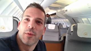 Lufthansa Business Class Washington to Frankfurt [upl. by Giffy]