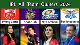 IPL Team Owners 2024 [upl. by Edita343]