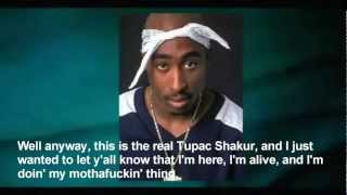 2012 Tupac Shakur HIMSELF speaking to his fans  Coachella Concert Response [upl. by Salaidh]