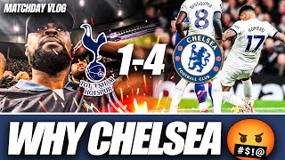 I CAN’T BELIEVE THIS WHY CHELSEA 🤬 Tottenham 14 Chelsea EXPRESSIONS MATCH DAY VLOG [upl. by Bert]