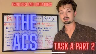 THE ACS  Task A  Privileges and Limitations PAIAK2 [upl. by Siuoleoj]