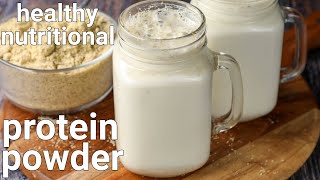 homemade weight loss protein powder in 10 minutes  protein shake recipes  healthy diet recipe [upl. by Marguerita107]