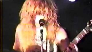 Megadeth Token Lounge  Detroit Mi USA October 28 1986 [upl. by Lucey]