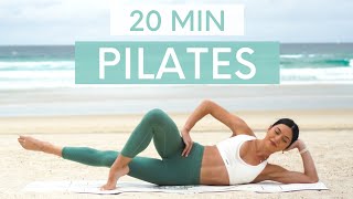 20 MIN EXPRESS PILATES WORKOUT  Intermediate Mat Pilates No Equipment [upl. by Shelden367]