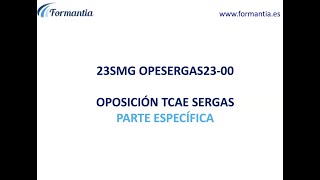 TCAE Corrección Examen Sergas 5112023 [upl. by Laban691]