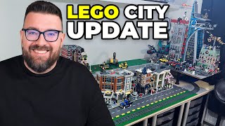 Lego City Progress Report New Modular Buildings amp Expansion Plans [upl. by Kroy]