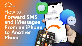 How to Forward SMS and iMessages from an iPhone to Another Phone 2024 [upl. by Aitahs]