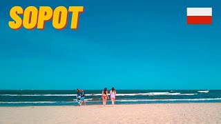 SOPOT BEACH  SOPOT PLAŻA POLAND 2023 I 4K60FPS [upl. by Wang136]