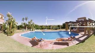 360 VIDEO  Villa Quinta Riad Alamos Algarve [upl. by Nylehtak752]