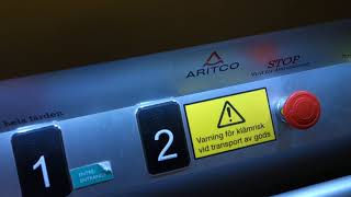 2009 Aritco Screw Driven Elevator  Scandic Visby Hotel Visby Gotland Sweden [upl. by Ventura968]