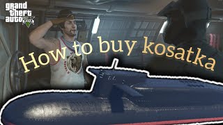 How to buy kosatka on gta 5 online in hindi gta gtav adimazing game [upl. by Orme95]