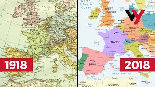 How The World Map Has Changed In 100 Years Since WWI [upl. by Atikehs]