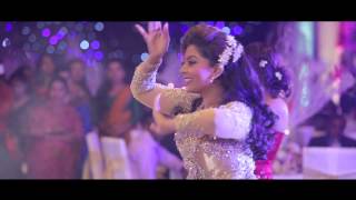 Udari and Sangeeth Wedding Surprise Dance Act [upl. by Adnawed530]