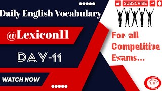 Daily English Vocabulary Words Day11 [upl. by Alisa]