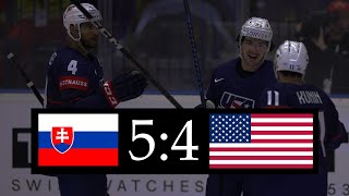 Slovensko  USA  54 Po prodloužení  MS v hokeji 2024  Sestřih [upl. by Otreblanauj556]