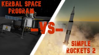 KSP vs SimpleRockets 2 [upl. by Dione]