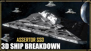 Animated Ship Breakdown  The Empires Massive ASSERTOR Dreadnought  Star Wars Lore [upl. by Aguayo237]