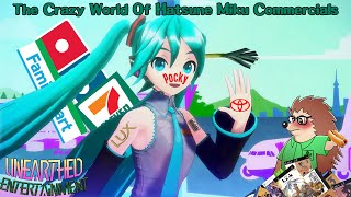 The Crazy World Of Hatsune Miku Commercials  Unearthed Entertainment [upl. by Etnaid]