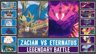 ZACIAN vs ETERNATUS  Legendary Pokémon Battle [upl. by Cavallaro]