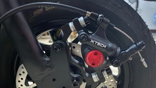 Fiido Q1S Zoom Xtech HB100 Brakes Upgrade [upl. by Stargell127]